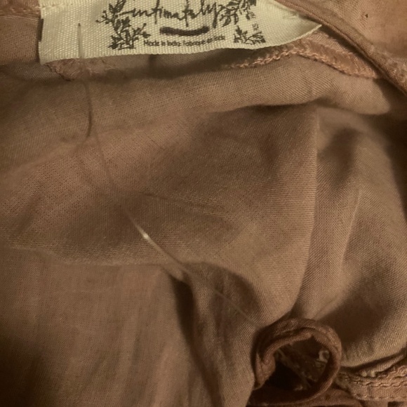 FP Fine Arts Intimatley Rose Mauve Boho Cottage Core Slouch Lightweight Beach XS - Picture 6 of 7